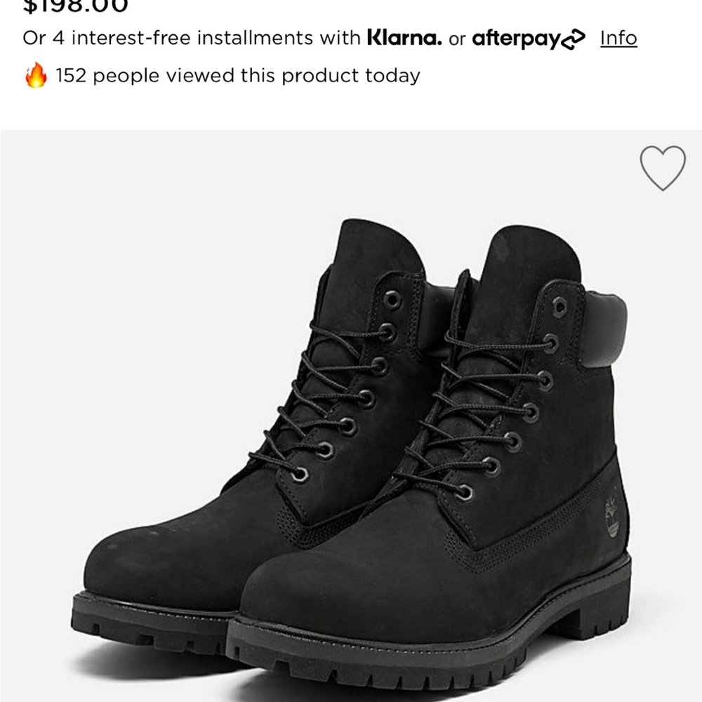 Timberland Combat Style Boots - Waterproof